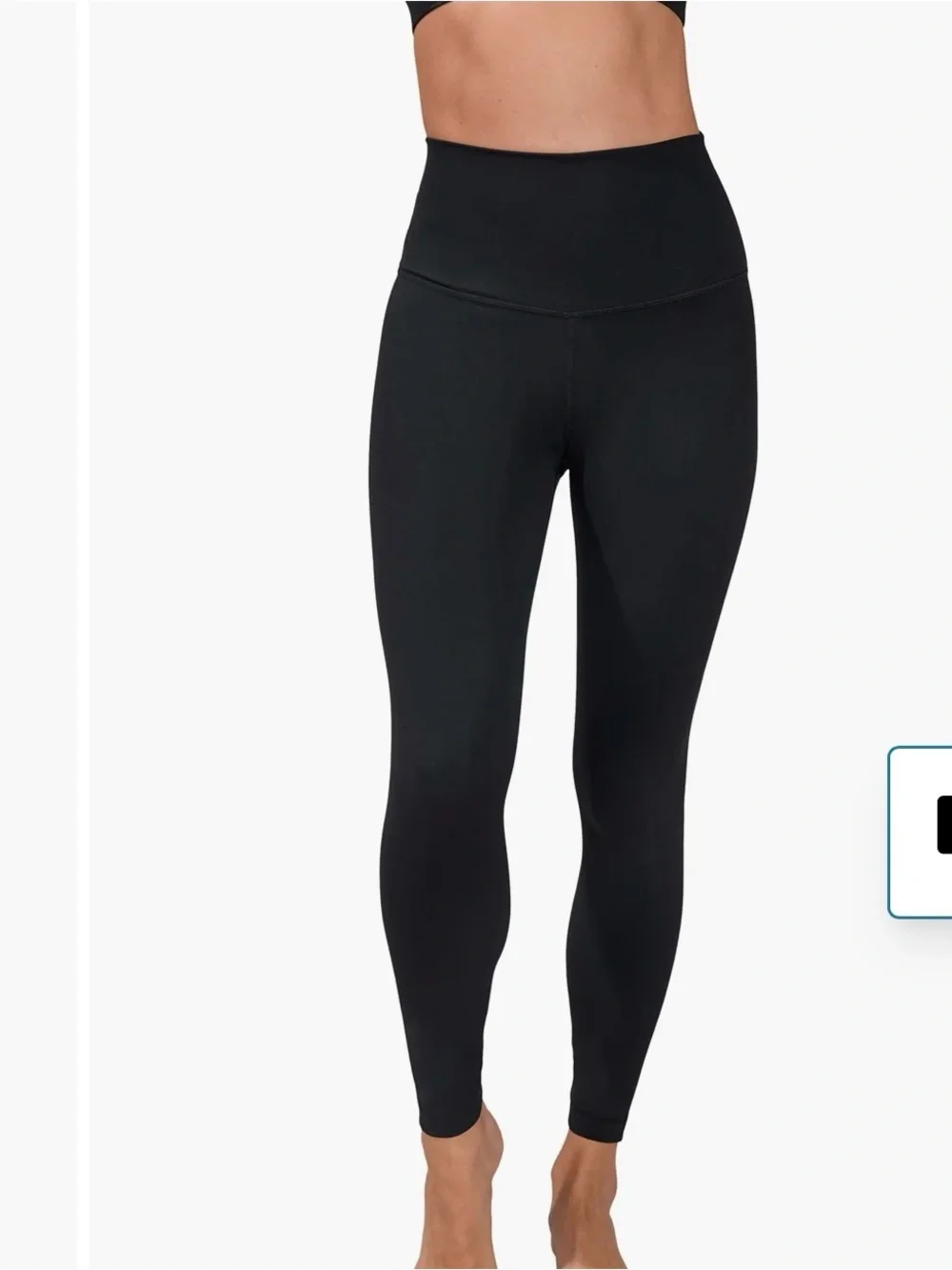 90 Degree By Reflex Black Pocketed High-Waist Leggings - Picture 3 of 6